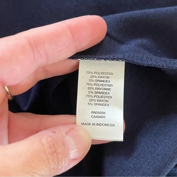 NWT! The Children’s Place little girl navy blue sleeveless dress Large (10/12) - Picture 5 of 5